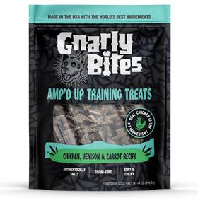 Gnarly Bites 850077616020 Amp D Up Dog Training Treats Soft And 14 Ounce Pack Of 1