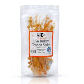 Gogo 879349008950 3oz Turkey Tendon Strips Dog Chew Treats Sources And Made In The Usa 1 Pack