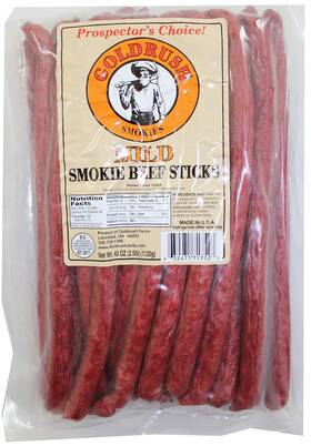 Gold Rush Farms 632471717523 Mild Beef Smokies 2.5 Lb. Bag 40.0 Ounce Pack Of 1