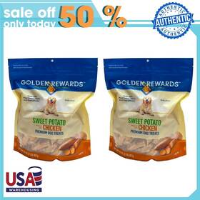 20078 Golden Rewards Sweet Potato Wrapped With Chicken Dog Treats 32 Oz