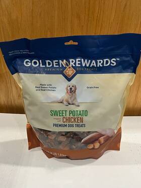 Golden Rewards 681131429382 64 Ounce Sweet Potato Chicken Dog Treats