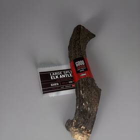 Good Lovin 800443470312 Lovinft Naturally Shed Lg Split Elk Antler Dog Chew - Doggo Treat Nwt