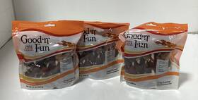 12-ounces Good N Fun 091093944197 3 Bags Of Triple Flavored Rawhide Kabobs For Dogs Per Bag