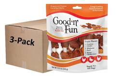 P-82245vn-10-ip Good N Fun Goodftnftfun Triple Flavored Rawhide Kabobs For Dogs 12 Oz 3 Pack
