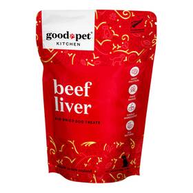 Gpk-dad080bl Good Pet Kitchen Beef Liver Air Dried Dog Treat 2.8oz