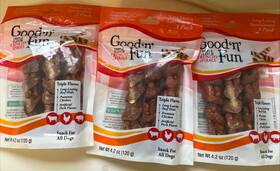 2027 Goodnfun 091093942506 Goodftnftfun Crunchy Triple Flavor Spirals 4.2oz Lot Of 3 05/11/2027