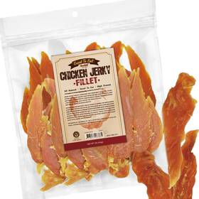 Gootoe 713077067864 Chicken Fillet Jerky Dog Treats 1 Lb All Natural Hypoallergenic And Grain-fre