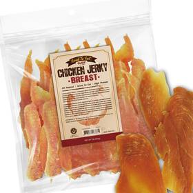 Gootoe 713077067871 Chicken Breast Jerky Dog Treats 1 Lb All Natural Grain-free High-protein