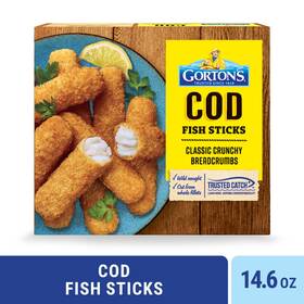 Gortons 044400138307 Gorton S Crunchy Breaded Fish Sticks Cut From 100% Whole Fillets Wild Caught Co