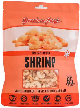 Grandma Lucys 884308580101 Single Ingredient Shrimp Treats - 0.65oz