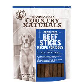 Grandma Maes Country Naturals 856235007273 Grain Free Beef Sticks D