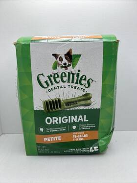 10161935 Greenies Petite Dog Dental Chews 27 Oz Pack Of 45 Treats Best By 02 Oct 25 29