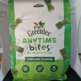 65-chewy Greenies 10238087 Anytime Bitesoriginal Flavor Treats Bb-03/24