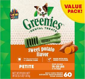 10238500 Greenies Petite Natural Dog Dental Treats 2.25 Pound Pack Of 1 Brown
