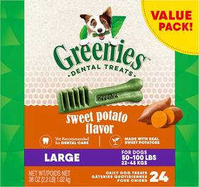 10238508 Greenies Large Natural Dog Dental Treats Sweet 2.25 Pound Pack Of 1 Brown