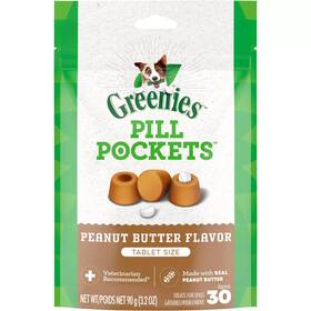 135139 Greenies Pill Pockets Canine Real Peanut Butter Flavor Dog Treats 180 Count