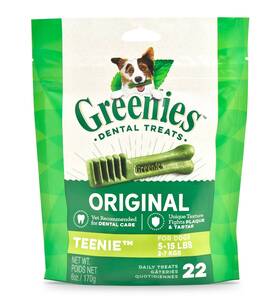 428626 Greenies 22pk Teenie Greenie Mini Treat 6oz