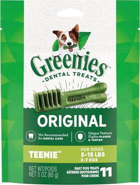 Greenies 642863106989 Original Teenie Dental Dog Treats 3 Oz. Pack 11
