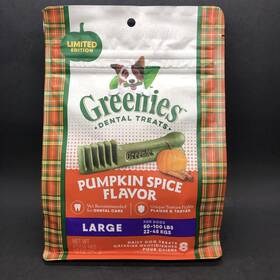 Greenies 642863108266 Dental Treats Pumpkin Spice Flavor Large 8
