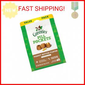 Greenies 642863111297 Pill Pockets For Dogs Capsule Size Natural Soft Dog Treats With Real Pe