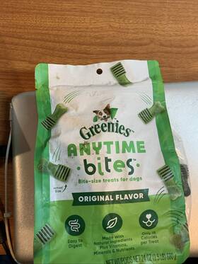 Greenies 642863115035 Anytime Bites Dog Treats Original Flavor 24 Oz. Bag