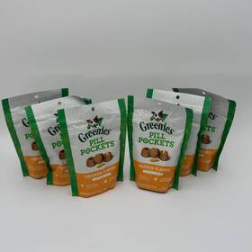 Greenies 642863116025 Pill Pockets Capsule Size Chicken 7.9 Oz 6 Pack 12/25 New
