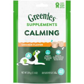 Greenies 642863117947 Supplements Calming Chews For Dogs Chicken Flavor 7.3 Oz. Container Of 40 Ct