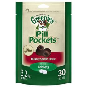 Greenies 680569332271 Pockets Soft Dog Treats Hickory Smoke 3.2 Oz. Pack Of 6