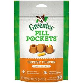 B001bsbfuo Greenies Pill Pockets For Dogs Capsule Size Natural Soft Dog Treats Cheese Flav