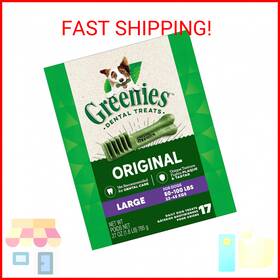 Gr10294 Greenies Original Large Dental Dog Treats 27 Oz. Pouch 17