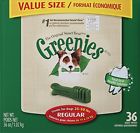Greenies Original Dental Regular Dog Treats 108 Count Oral Chews 733281645508