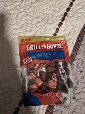 Gh002 Grill House Ribeye Flavor Beef Training Treats For Dogs 5oz