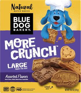 24064-1 Group Inc. Natural Dog Treats More Crunch Large Assorted Flavors 18oz Box 1