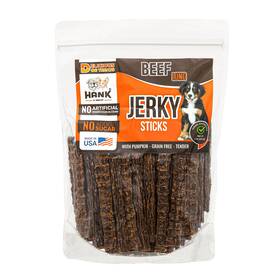 Hank & Harley 019213071011 And Jerky Sticks Beef Lung 1 Lb - Usa Lean Pound Pack Of