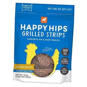 29257 Happy Hips Grilled Dog Treats 12 Oz. Pouch Ounce Pack Of 6 Chicken