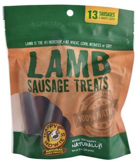 42013bx Happy Howies Bakers Dozen 4 Inch Lamb Sausages 13 Count