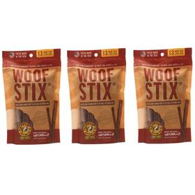 Happy Howies 749462120429 Woof Stix - Healthy Dog Treats Flavorful Slow Cooked Beef Stick Natural Ing