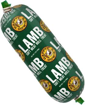 Happy Howies 749462122041 Soft Meat Roll Dog Treat - Lamb 7 Oz