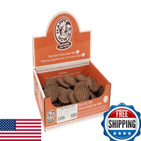 B00jn9f5ky Happy Howies Mini Doggy Burgers - Natural Healthy Dog Treats Made