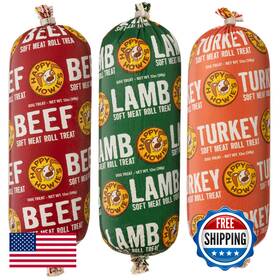 Happy Howies B082vlyw9h Soft Meat Roll Treat - Dog Food Rolls Natural