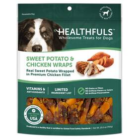 Healthfuls 076158083134 Chicken-wrapped Sweet Potato Treats 25 Oz - Healthy Protein Rich For