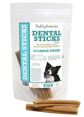 Healthy Breeds 192959020472 Border Collie Dental Sticks Large 10 Count