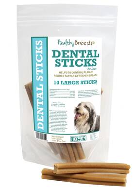Healthy Breeds 192959020519 Bearded Collie Dental Sticks Large 10 Count