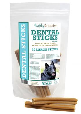Healthy Breeds 192959020571 Belgian Sheepdog Dental Sticks Large 10 Count