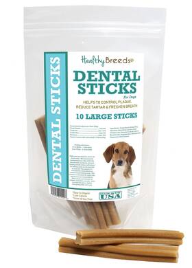 Healthy Breeds 192959021028 Harrier Dental Sticks Large 10 Count