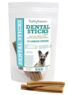 Healthy Breeds 192959021448 Skye Terrier Dental Sticks Large 10 Count