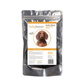 Healthy Breeds 192959083446 Dachshund Jerky Bites Chicken And Rice Recipe Dog Treats 5 Oz