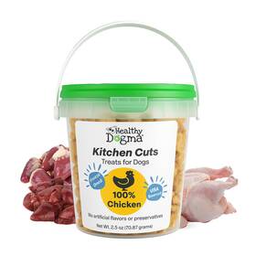 Healthy Dogma 850021173739 Chicken Kitchen Cuts Dog Treats 2.5 Ounce Pack Of 1