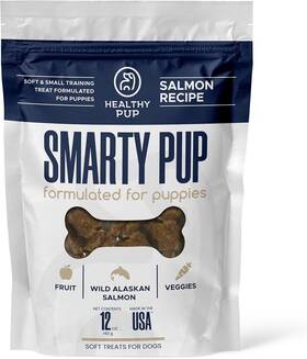 Healthy Pup 840308709270 Dog Salmon Jerky Treats 12oz Of Fruit Veggies And Fish With Apples Carrots