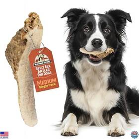 B081mwmp1m Heartland Medium Split Elk Antlers For Dogs 5-6 Inch - Safe Chew Toy Aggressive Chewers